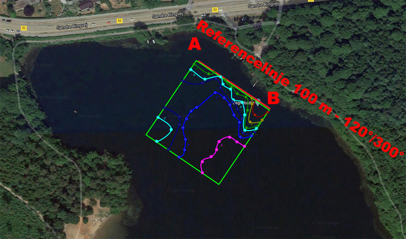 Our depth measurements mapped onto a map